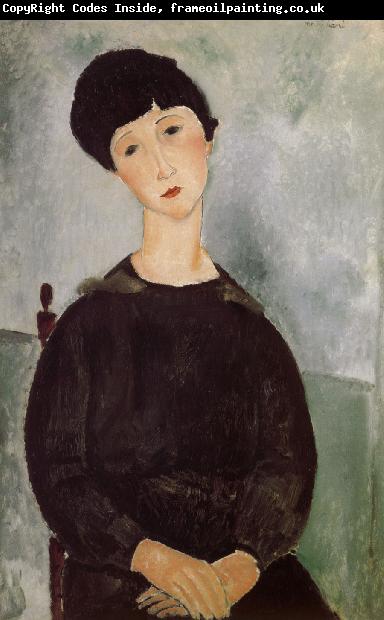 Amedeo Modigliani Seated Young woman